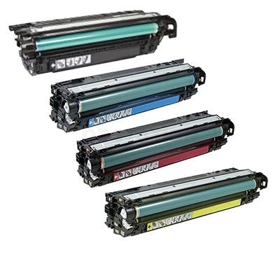 3 Sets of 4 Pack HP CE264X, CF031A-CF033A CF031ACF033A (646X/646A) Compatible Toner Cartridges [3BK,3C,3M,3Y]