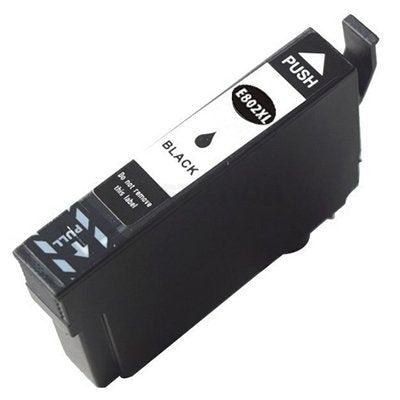 3 x Epson 802XL (C13T356192) Compatible Black High Yield Inkjet Cartridge