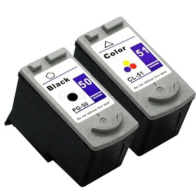 6 Pack Canon PG-50 PG50 CL-51 Compatible Value Pack [3BK,3C]