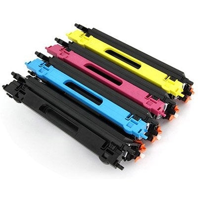 4 Pack Brother TN-155 TN155 Compatible Toner Combo (TN155 is High Capacity Version of TN150) [1BK,1C,1M,1Y]