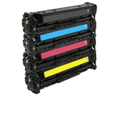 4 Pack HP CE410X-CE413A CE410XCE413A (305X/305A) Compatible Toner Cartridges [1BK,1C,1M,1Y]