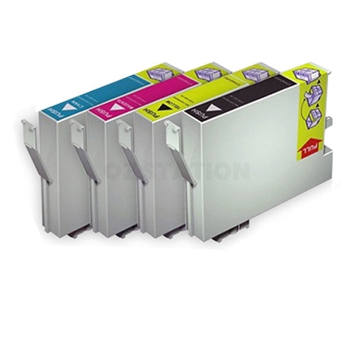 4 Pack Compatible Epson T0631-T0634 T0631T0634 series [1BK,1C,1M,1Y]