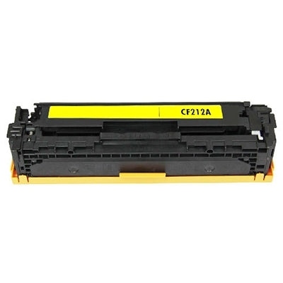 HP CF212A (131A) Compatible Yellow Toner Cartridge - 1,800 Pages