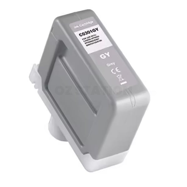 Compatible Canon PFI-301GY PFI301GY Grey Ink Cartridge  - 330ML