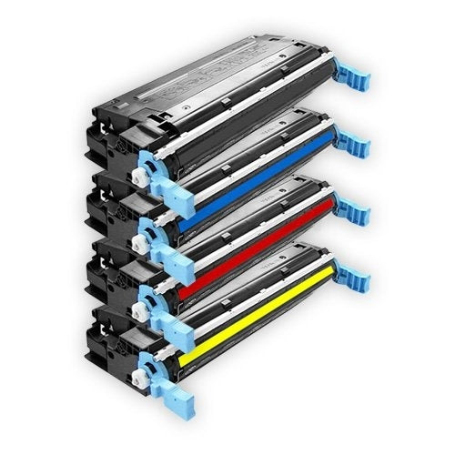 4 Pack HP Q5950A-Q5953A Q5950AQ5953A (643A) Compatible Toner Cartridges [1BK,1C,1M,1Y]