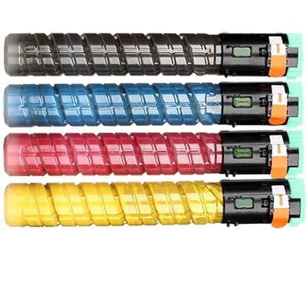 4 Pack Ricoh MP-C2030 MPC2030 MP-C2550 MP-C2050 MP-C2051 MP-C2551 (841520-841523) Compatible Toner Combo [1BK,1C,1M,1Y]