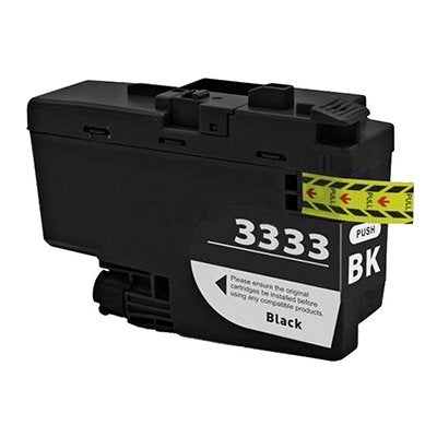 3 x Brother LC-3333BK LC3333BK Compatible High Yield Black Ink Cartridge
