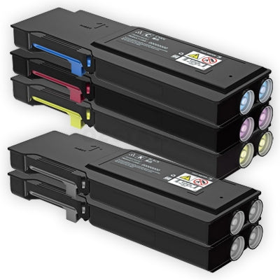5 Pack Fuji Xerox DocuPrint CP405D, CM405DF Compatible Toner Cartridges [CT202033-CT202036] [CT202033CT202036]