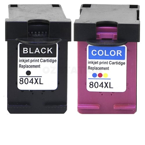 6 Pack HP 804XL Compatible High Yield Inkjet Cartridges T6N12AA + T6N11AA [3BK,3CL]