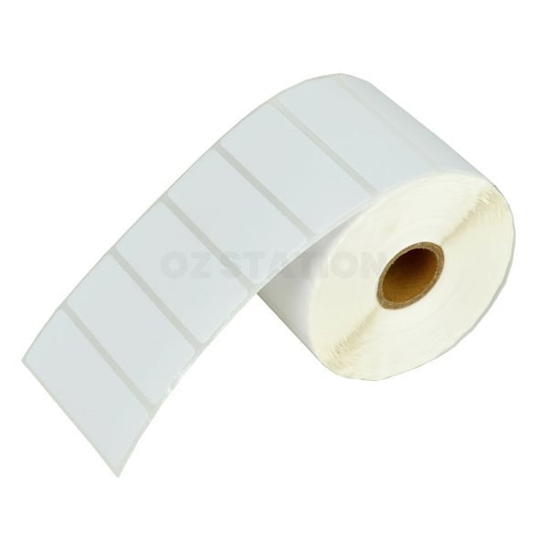 1 Roll Brother RD-S04C1 RDS04C1 Compatible Black Text on White Die Cut Label Roll 76mm x 25mm - 1500 labels per roll