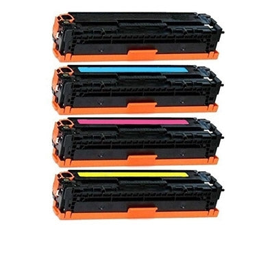 4 Pack HP 410X (CF410X-CF413X) Compatible Toner Cartridges [1BK,1C,1M,1Y]