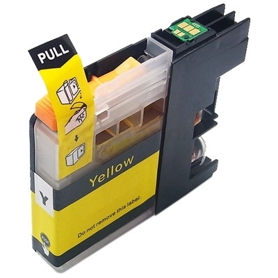 Compatible Brother LC-133Y LC133Y Yellow Ink Cartridge - 600 Pages