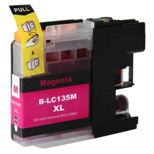Compatible Brother LC-135XLM LC135XLM Magenta Ink Cartridge - 1,200 Pages
