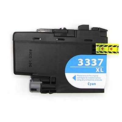 Brother LC-3337C LC3337C Compatible High Yield Cyan Ink Cartridge