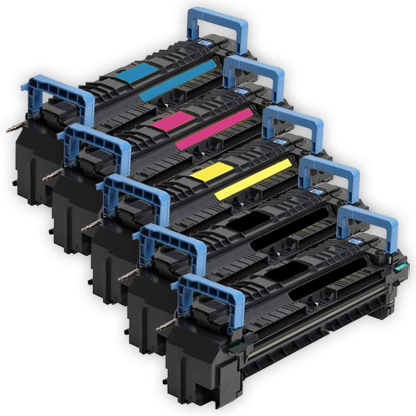 5 Pack HP CF300A-CF303A CF300ACF303A (827A) Compatible Toner Cartridges [2BK,1C,1M,1Y]