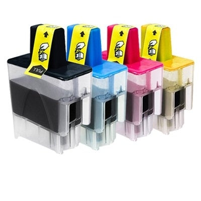 4 Pack Brother Compatible LC-47 LC47 Inkjet Combo [1BK,1C,1M,1Y]
