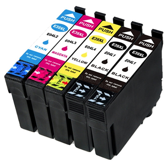 10 Pack Epson 39XL Compatible High Yield Inkjet Cartridges C13T04L192 - C13T04L492 [4BK, 2C, 2M, 2Y]