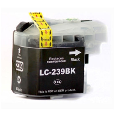 3 x Brother LC-239XLBK LC239XLBK High Yield Black Compatible Ink Cartridge