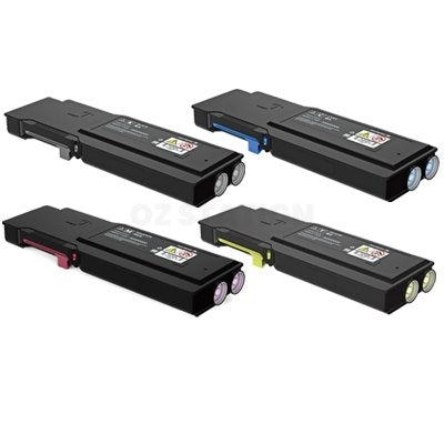 2 sets of 4 Pack Fuji Xerox DocuPrint CP405D, CM405DF Compatible Toner Cartridges [CT202033-CT202036] [CT202033CT202036]