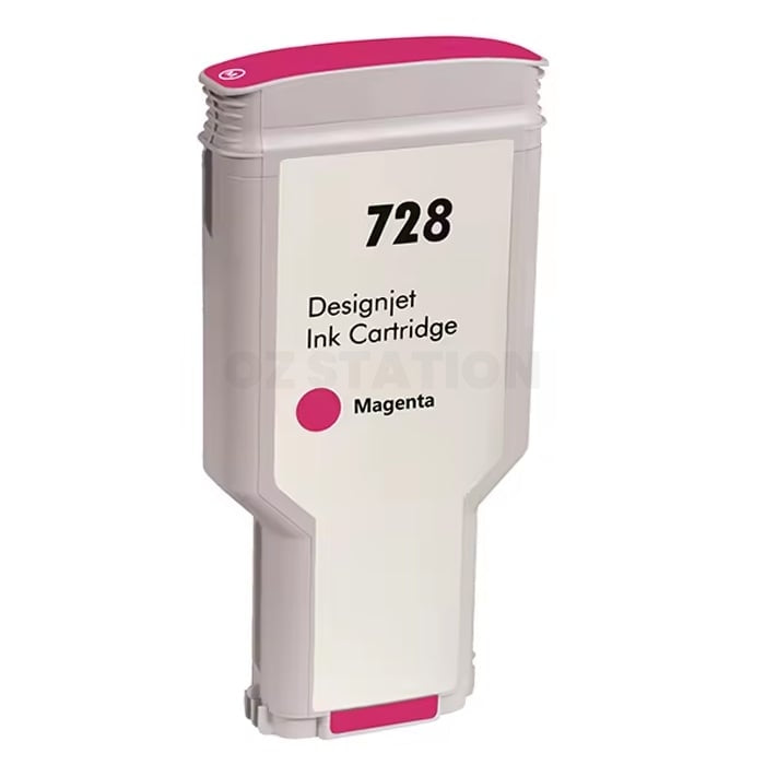 HP 728 Compatible Magenta 300ML Inkjet Cartridge F9K16A
