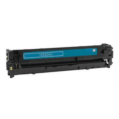 HP CE321A (128A) Compatible Cyan Toner Cartridge - 1,300 Pages