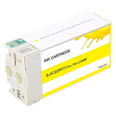 Epson SJIC22P(Y) Yellow Compatible Ink Cartridge C33S020583 for TM-C3500 TMC3500