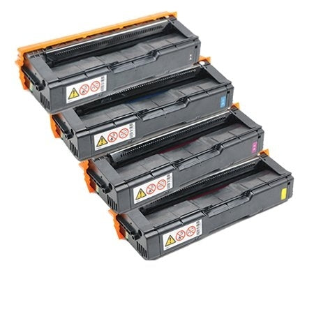 4 Pack Ricoh SPC250DN / SPC250SF (407547-407550) Compatible Toner Combo [BK+C+M+Y]