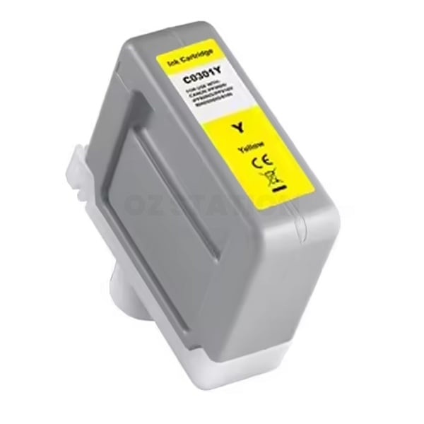 Compatible Canon PFI-301Y PFI301Y Yellow Ink Cartridge  - 330ML
