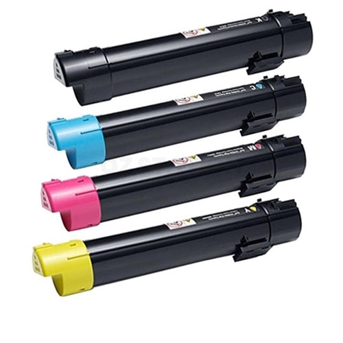 4 Pack Dell C5765 / C5765dn Compatible Toner Cartridges [1BK,1C,1M,1Y]