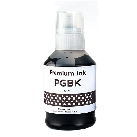 3 x Compatible Canon GI61PGBK Black Ink Bottle 170ML