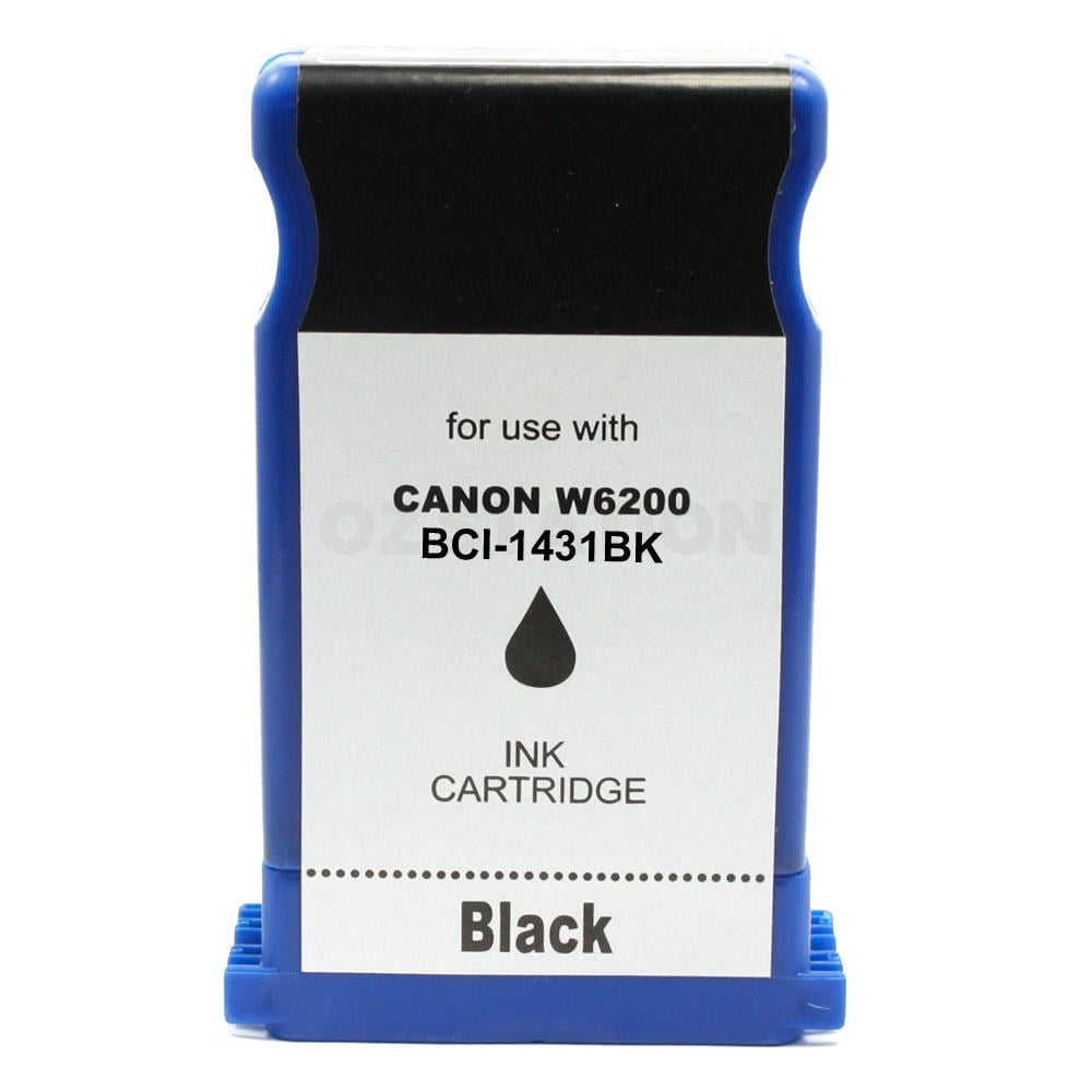 Compatible Canon BCI-1431BK BCI1431BK Black Ink Cartridge - 130ML