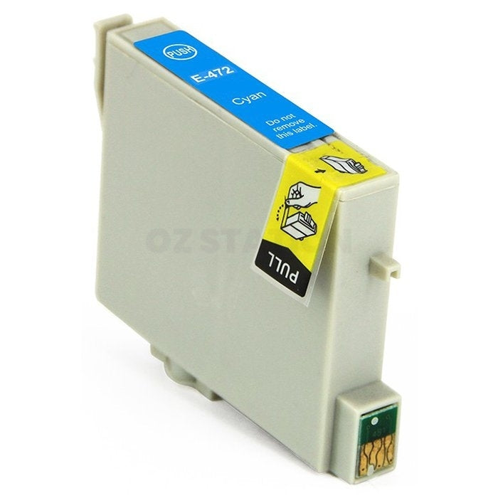 Compatible Epson T0472 Cyan Ink Cartridge