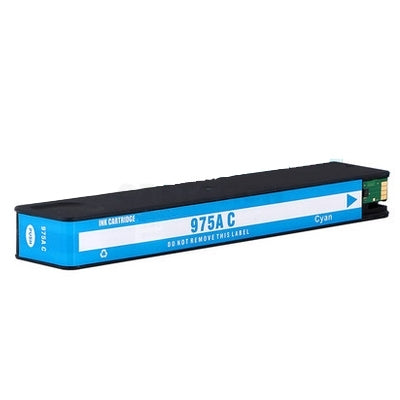 HP 975A Compatible Cyan Inkjet Cartridge L0R88AA - 3,000 Pages