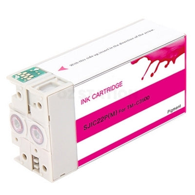 Epson SJIC22P(M) Magenta Compatible Ink Cartridge C33S020582 for TM-C3500 TMC3500