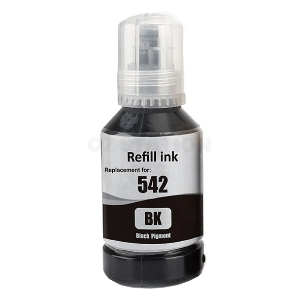 3 x Epson T542 Compatible Black Ink Bottle C13T06A192 - 127ml