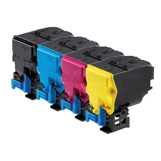 4 Pack Konica Minolta BIZHUB C3350 / C3850 TNP48 Compatible Toner Cartridge A5X0190 - A5X0490 [1BK,1C,1M,1Y]