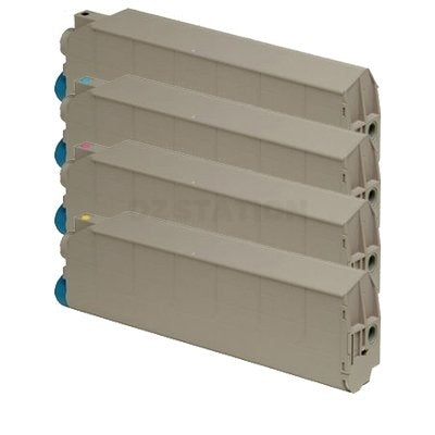 4 Pack Compatible OKI C5600 / 5700 Toner Cartridges [1BK,1C,1M,1Y]