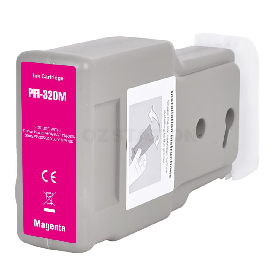 Compatible Canon PFI-320M PFI320M Magenta Ink Cartridge - 300ML
