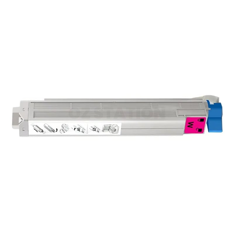 OKI Compatible C9600/C9650/C9800/C9850 Magenta Toner Cartridge-15,000 Cartridge15,000 pages (42918918)