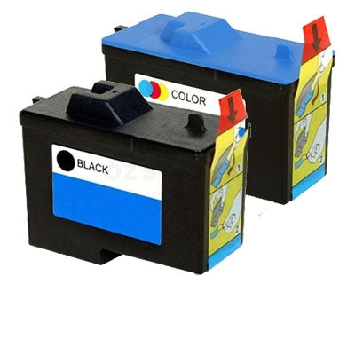 3 Pack Dell A940 A960 (7Y743+7Y745) Compatible Inkjet Combo [2BK,1C]