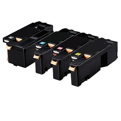 4 Pack Compatible Fuji Xerox Docuprint CM115 CP115 CP116 CM225 CP225 High Yield Toner Cartridges (CT202264-CT202267) - [1BK,1C,1M,1Y]