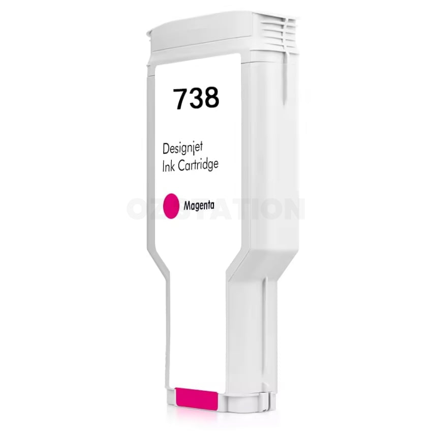 HP 738 Compatible Magenta 300ML DesignJet Ink Cartridge 676M7A