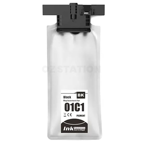 3 x Epson T01C1 Black Compatible Ink Unit C13T01C