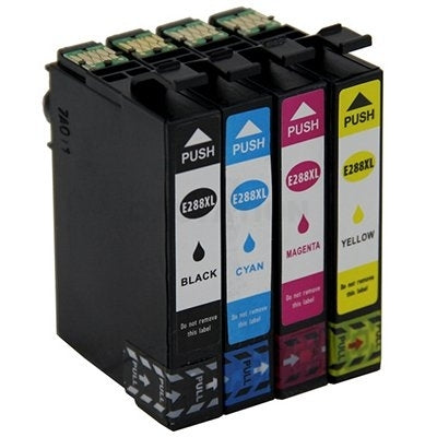 2 Sets of 4 Pack Epson 288XL Compatible High Yield Inkjet Cartridges Combo [2BK,2C,2M,2Y]