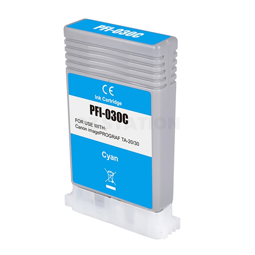 Compatible Canon PFI-030C PFI030C Cyan Ink Tank 55ml