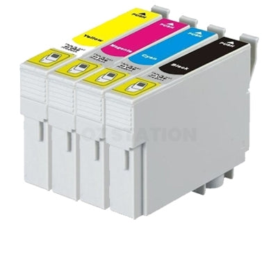 8 Pack Epson Compatible 73N Series Ink Combo [T0731- [T0731 T0734] [2BK,2C,2M,2Y]