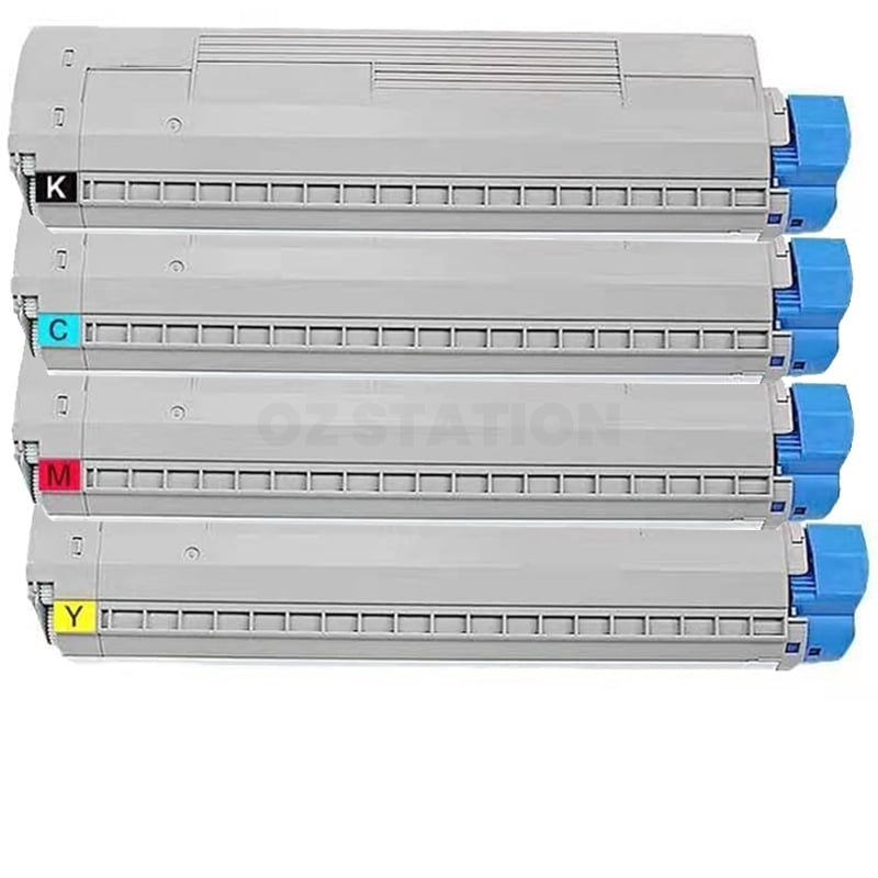 4 Pack OKI C833N Compatible Toner Combo (46443108-46443105)