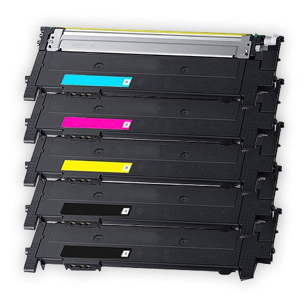 5-Pack Compatible Samsung SLC430, SLC480FW Cartridge Combo CLT404S [2BK,1C,1M,1Y]