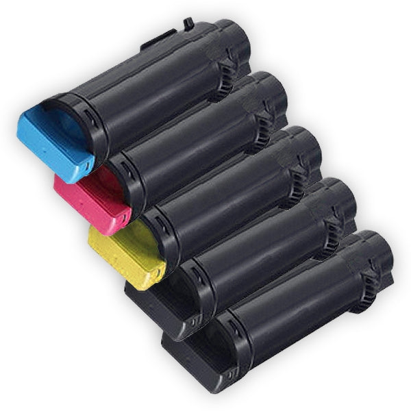 5 Pack Compatible Fuji Xerox DocuPrint CP315, CM315 Toner Cartridges (CT202610-CT202613)