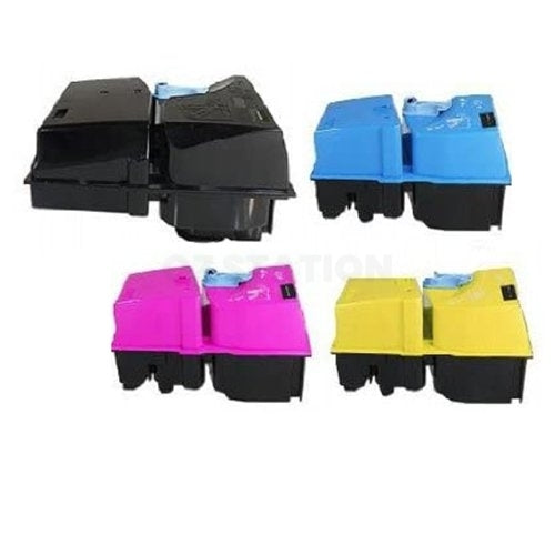 2 Sets of 4 Pack Compatible for TK-825 TK825 Toner Cartridges suitable for Kyocera KMC-2520, KMC-2525, KMC-3225, KMC-3232, KMC-4035E [2BK,2C,2M,2Y]